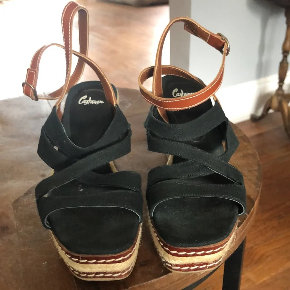 Castaner Wedge Espadrille Sandals 39/9